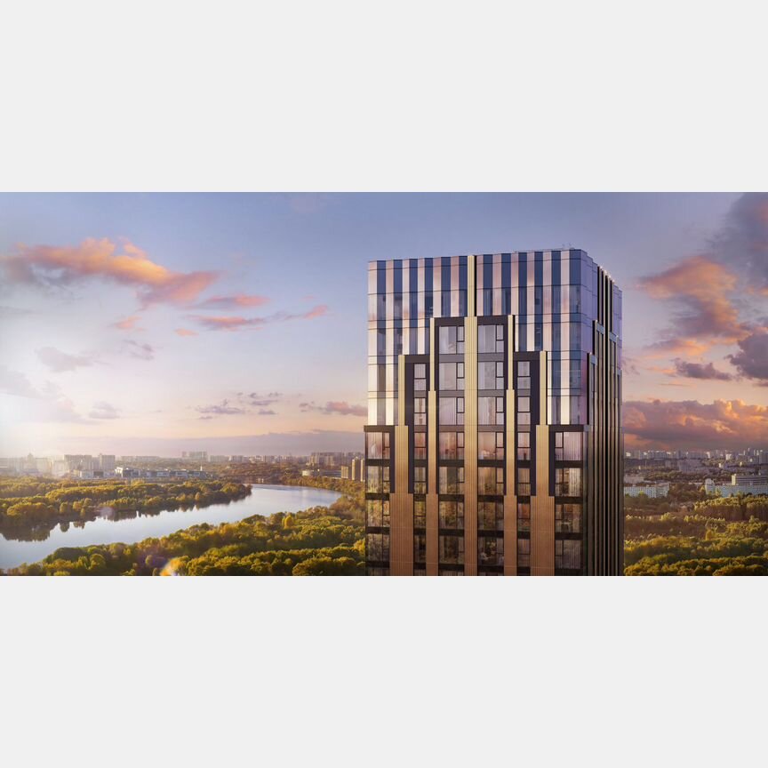 1-к. квартира, 43,6 м², 2/30 эт.