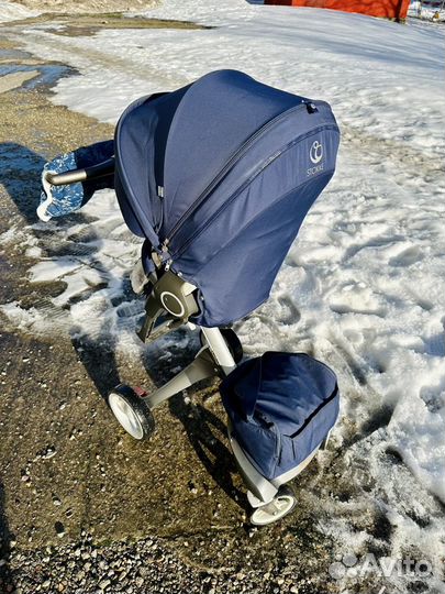 Коляска Stokke 3 в 1 + в подарок кокон, кенгуру