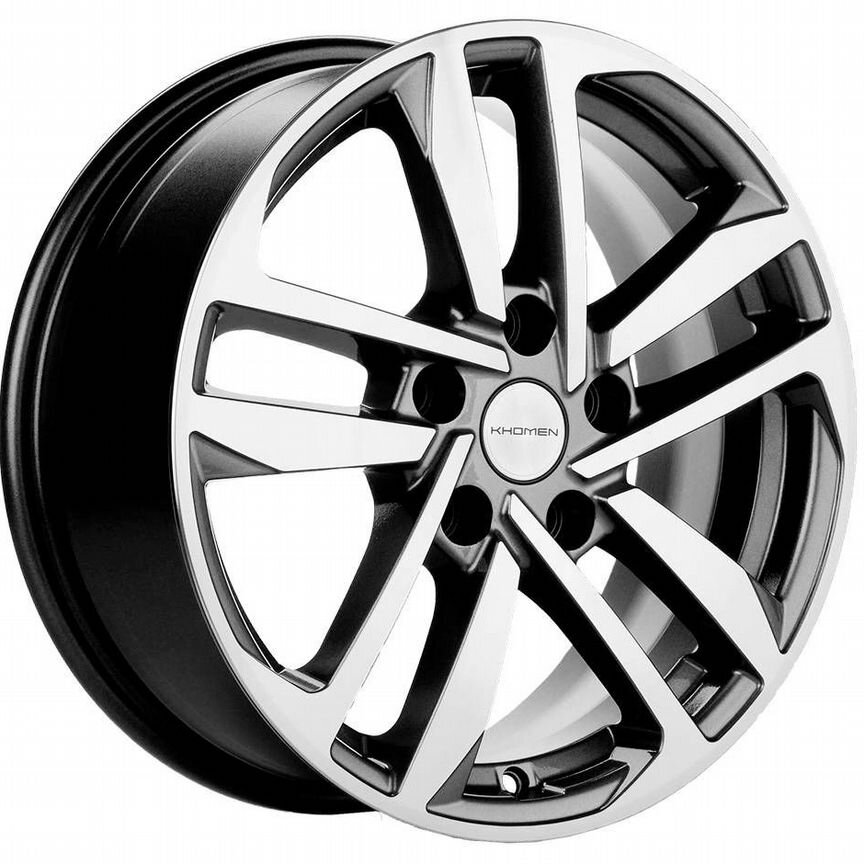Диски Khomen KHW1612 6.5x16 5x114.3 ET40 D66.1 Gray-FP