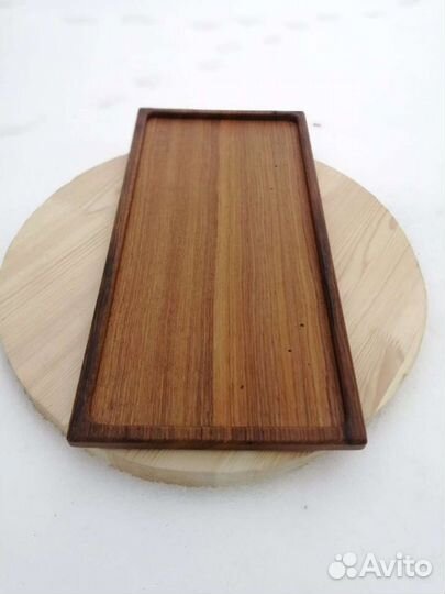 Доска разделочная дуб с подставкой