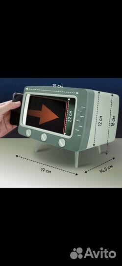 Салфетница в виде телевизора новая для телефона