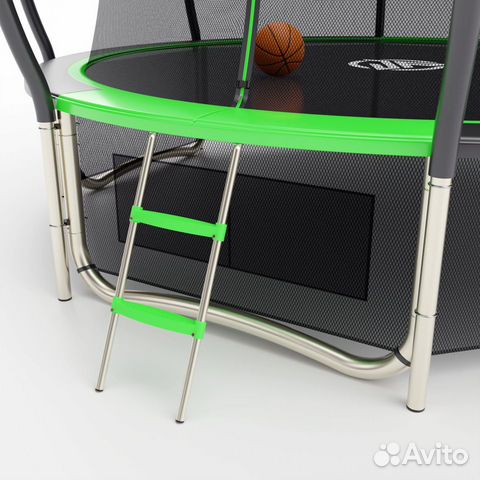 Батут Jump Power 14 ft Pro Inside Basket Green