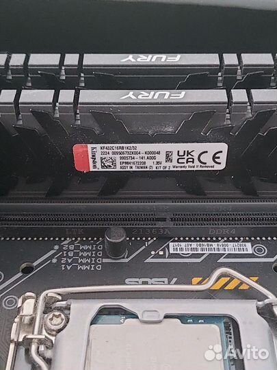 Материнская плата asus tuf gaming z590