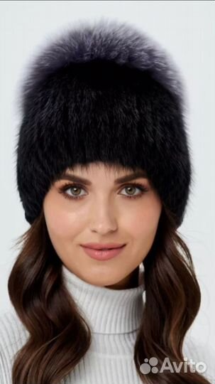 Шапка зимняя меховая женская