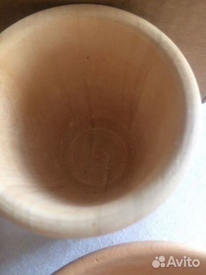 Набор новый кедровый резной