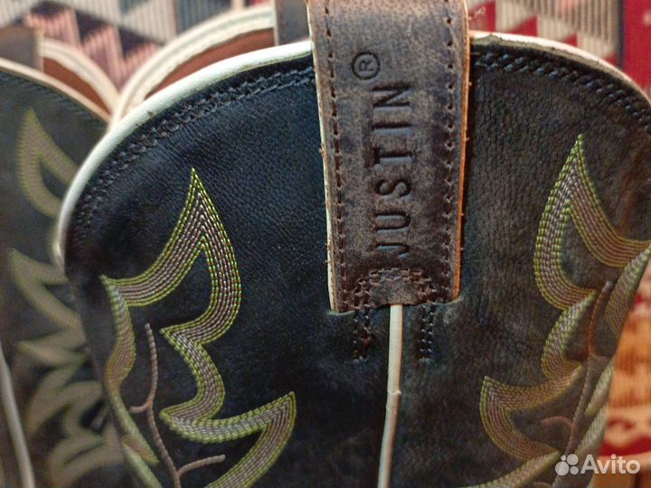 Сапоги Justin Boots Stampede Western US 11D/29см