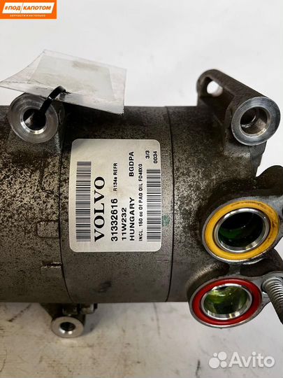 Компрессор кондиционера Volvo S60 2 2012 31332616