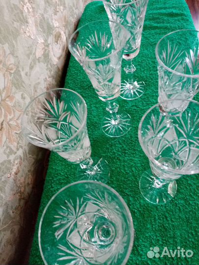 Хрустальные фужеры