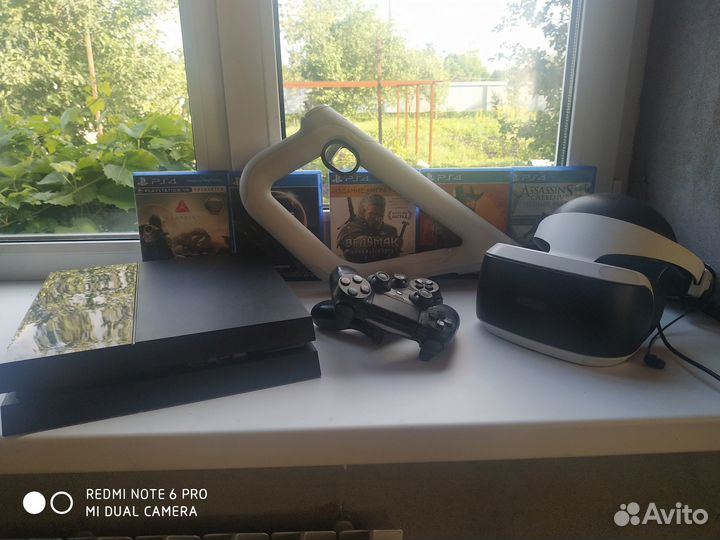 Sony playstation 4+ vr шлем + камера