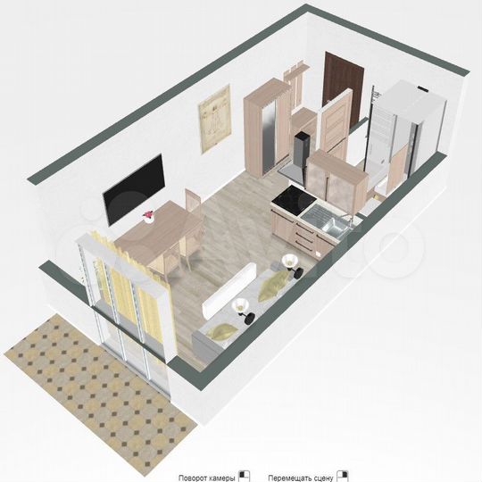 Квартира-студия, 24 м², 5/9 эт.