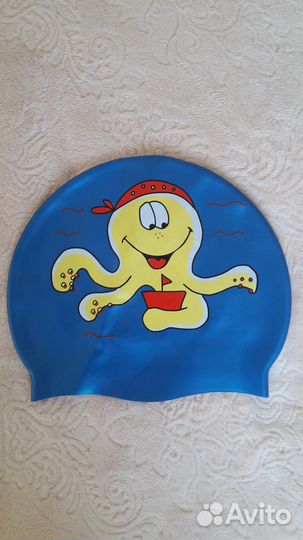 Шапочка детская резиновая для купания обхват 42см
