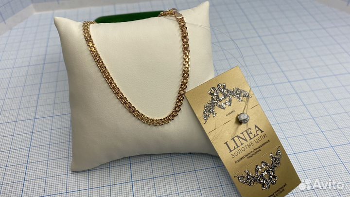 Золотой браслет 17 см