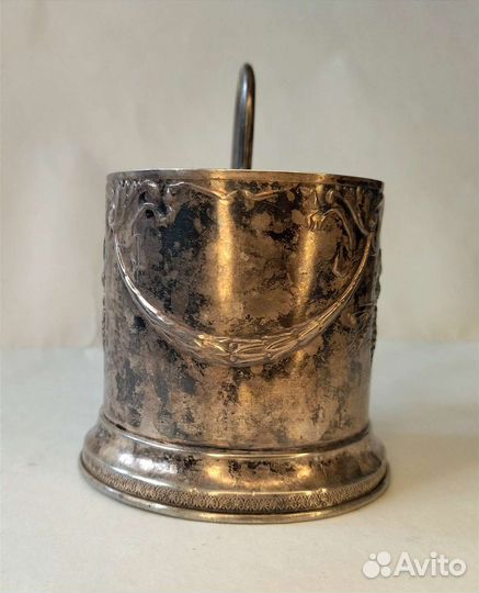 Подстаканник серебрянный 875пр. мпз 1920-30е гг