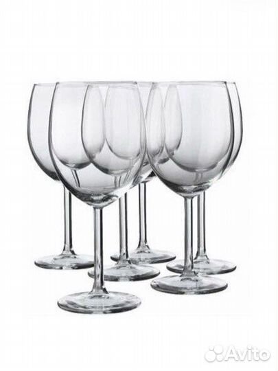 IKEA Набор бокалов свальк для вина, 300 мл, 6 шт