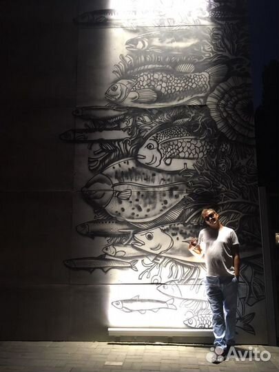 Граффити. Художественная роспись. Монументальная ж