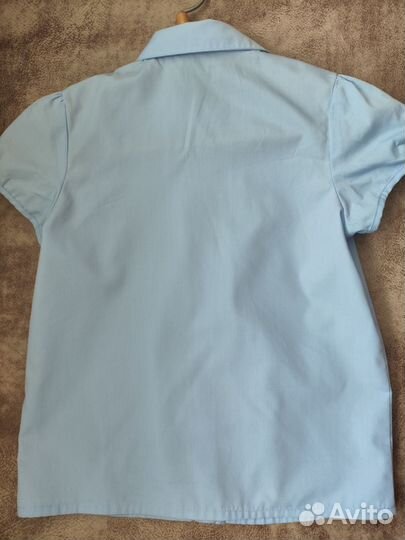Школьная рубашка для девочки 134 140