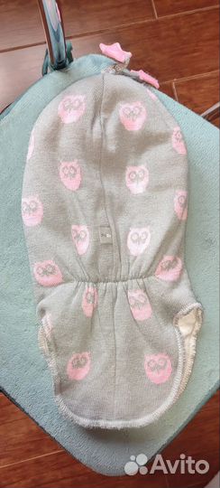 Шапка шлем зимняя для девочки