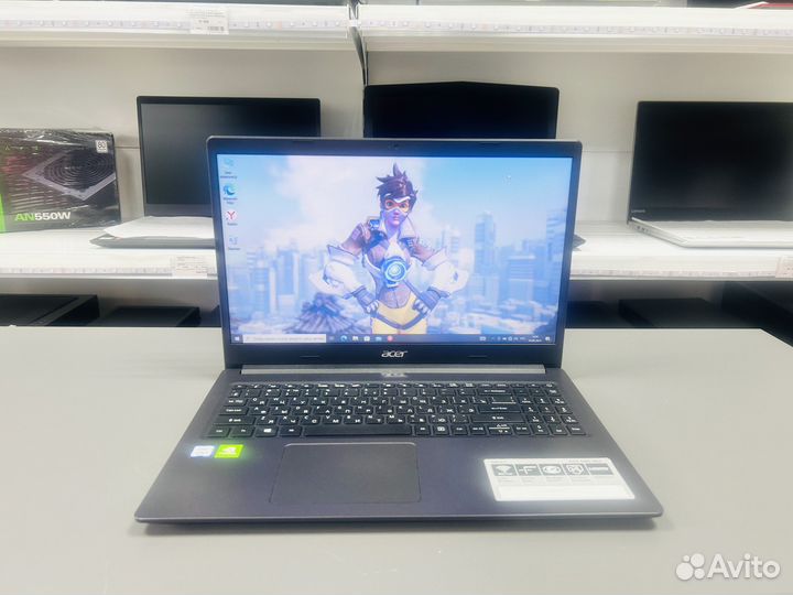 Игровой Acer core i3-7020U 8gb nvidia mx 2gb