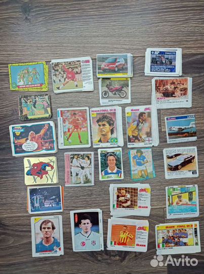 Вкладыши и карточки спорт, футбол, final из 90- х