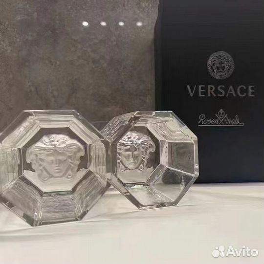Хрустальные бокалы Versace Medusa Lumier