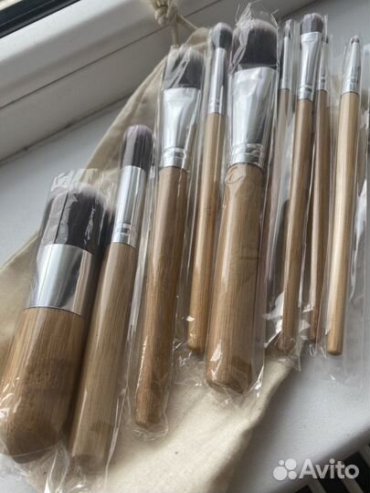 Кисти для макияжа 9шт синтетика