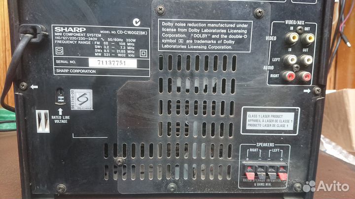 Музыкальный центр sharp CD-C1600Z