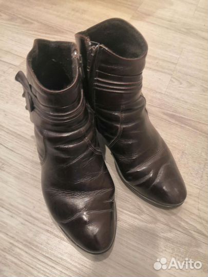 Ботильоны демисезонные женские натуральная кожа 40