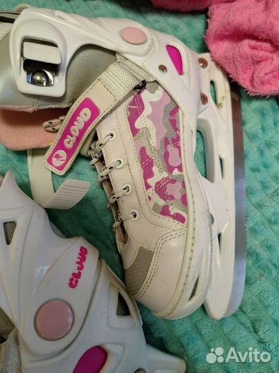 Коньки раздвижные 38 40