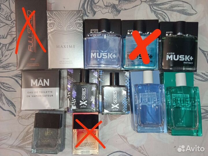 В наличии женские и мужские ароматы от avon
