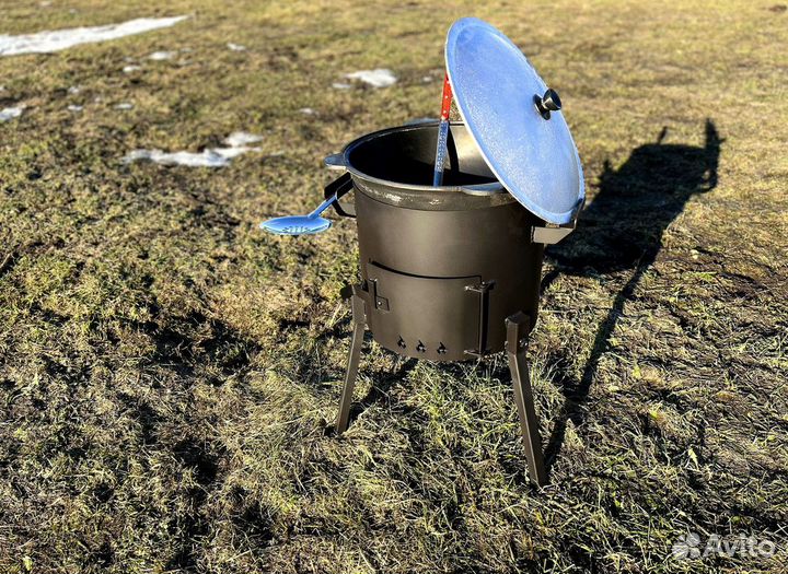 Казан с печью