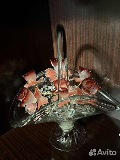 Ваза с розами