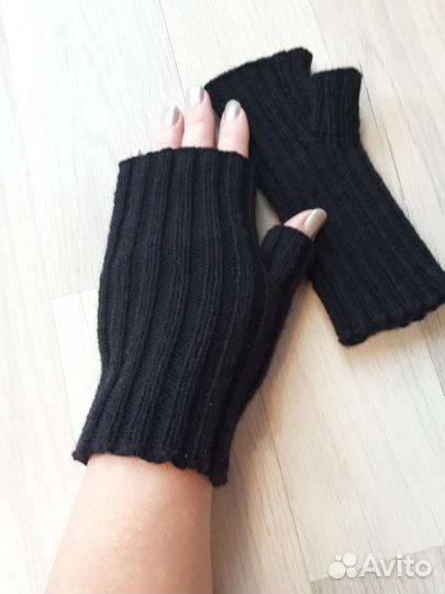 Митенки, варежки без пальцев