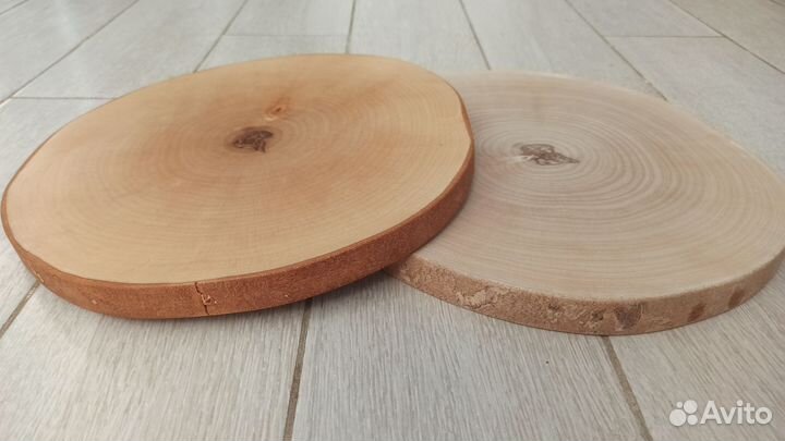 Поднос. Спил березы. Разделочная доска