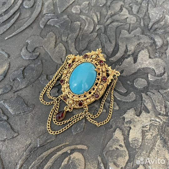 Брошь винтаж Florenza