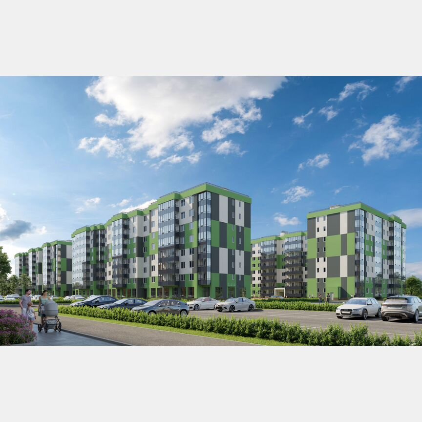 2-к. квартира, 65,8 м², 7/8 эт.