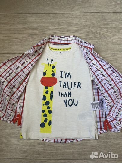 Рубашка с футболкой Mothercare