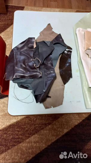 Кожа натуральная лоскут галантерейная Италия