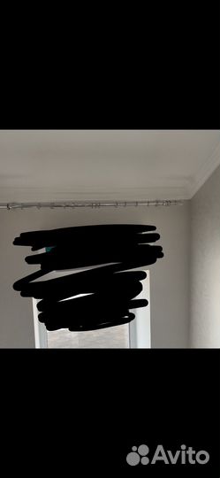 Карниз со шторой