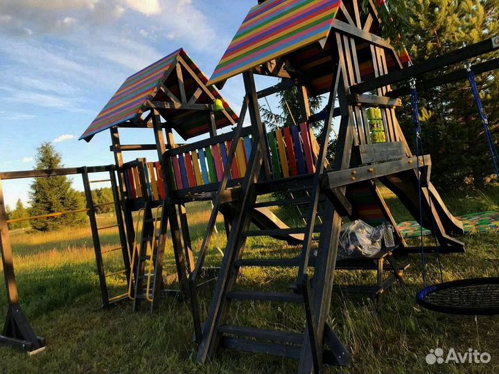 Детская площадка Савушка 1 (Black Edition)