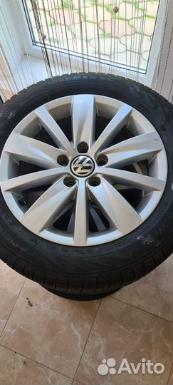 Комплект зимних колес 215 55 16 volkswagen B7