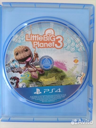 Little big planet 3 ps4 диск