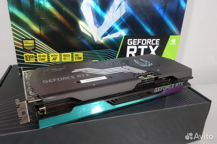 Видеокарта zotac gaming geforce RTX 3080 AMP holo