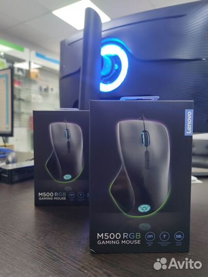Игровая мышь Lenovo Legion M500 RGb новые