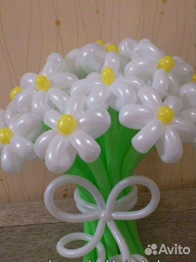 Цветы из воздушных шаров