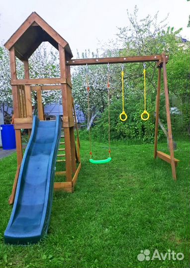 Детская деревянная площадка
