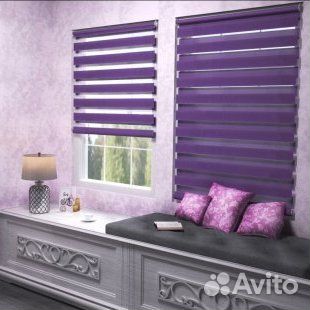 Жалюзи День-Ночь, Зебра (ткань basic - Св.зеленый)