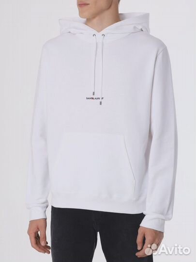 Худи хлопковое Saint Laurent