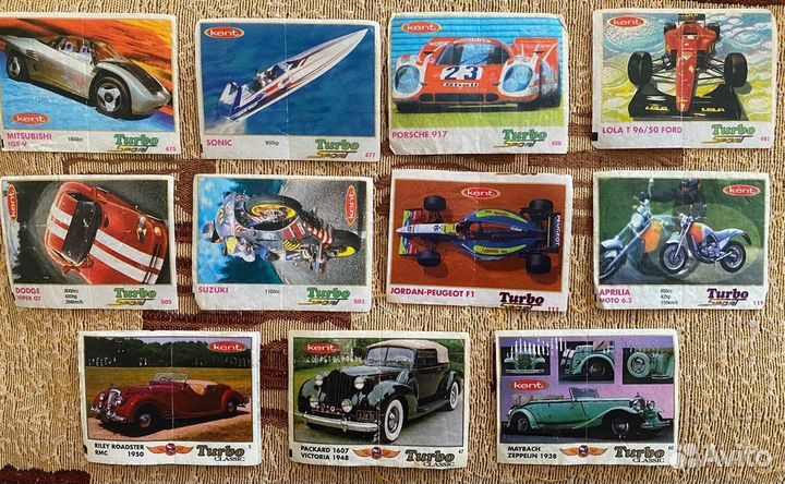 Вкладыши Turbo разных серий