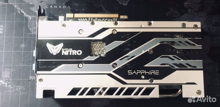 Видеокарта AMD radeon rx 580 nitro 4 гб