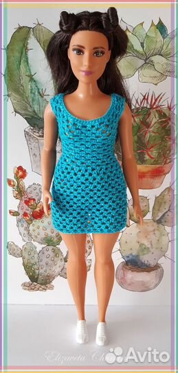 Вязаная одежда для Барби на заказ